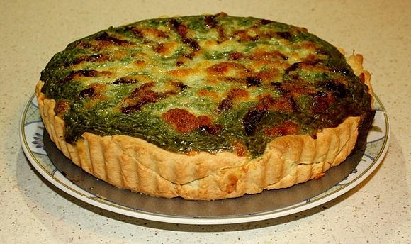 Tarta ze szpinakiem