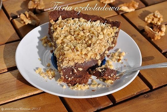 Tarta czekoladowa z orzechami