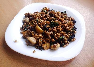 Pęczotto z grzybami czyli risotto z pęczaku
