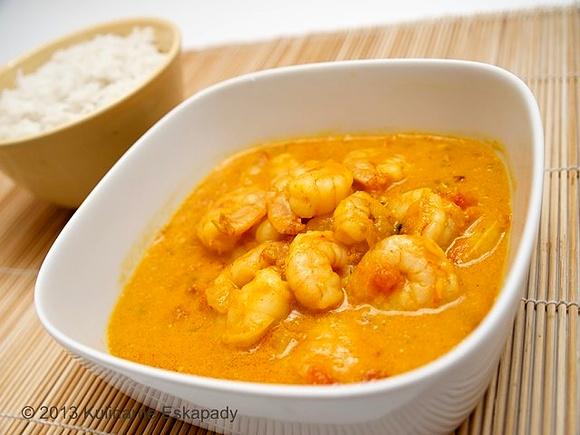 Kokosowe curry z krewetkami Birma