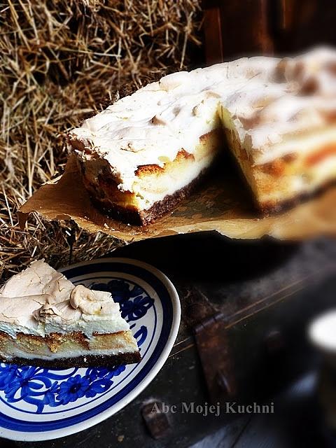 Sernik z biszkoptem i olejem z pestek winogron