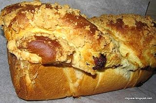 Drożdżówka z czekoladą