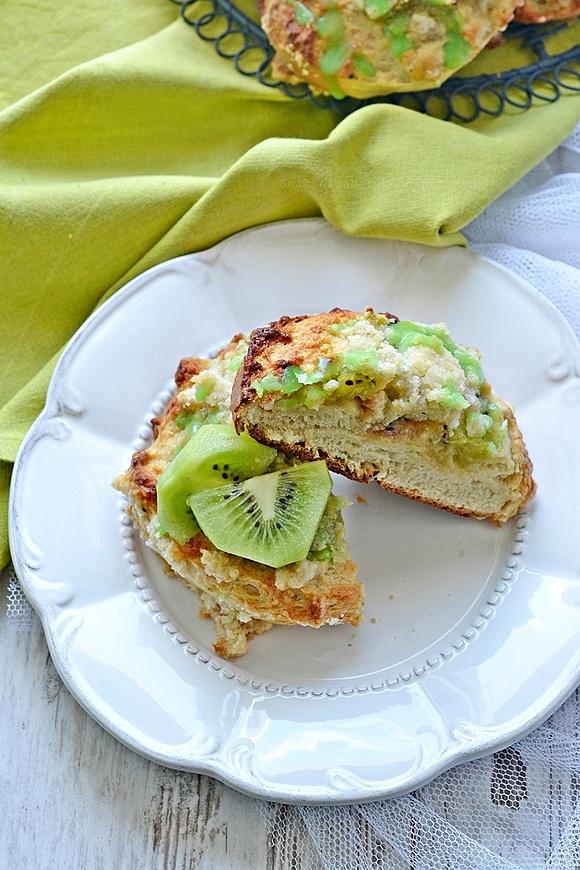 Zielono mi i drożdżówka z kiwi