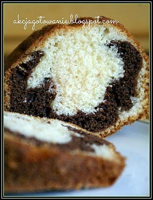 Babka marmurkowa z kakaem