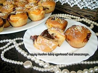 Mandarynki z budyniem w muffinkach