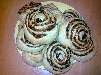 Pełnoziarniste drożdżówki