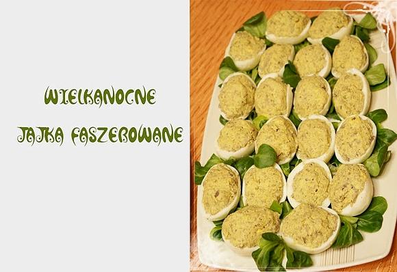 Propozycja na Wielkanocne śniadanie z faszerowanymi jajkami