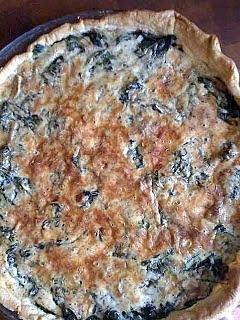 Tarta ze szpinakiem i cukinią