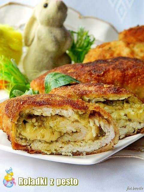 Roladki z indyka z pesto na Wielkanoc