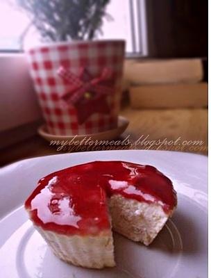 Miniaturowe serniki bananowe light bez tłuszczu