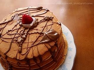 Amerykańskie pancakes mini torcik