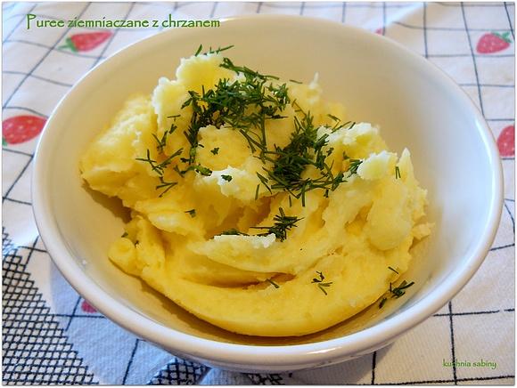 Puree ziemniaczane z chrzanem