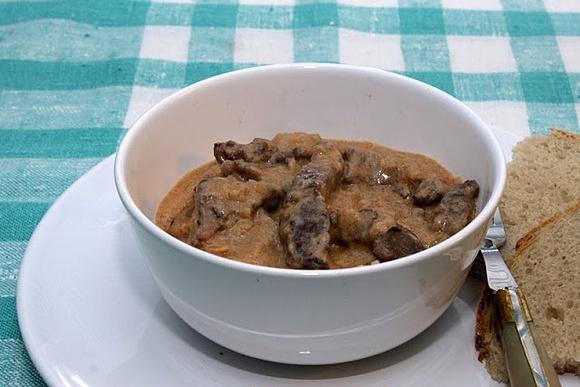 Boeuf Strogonow