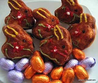 Zajączki z ciasta na Wielkanoc