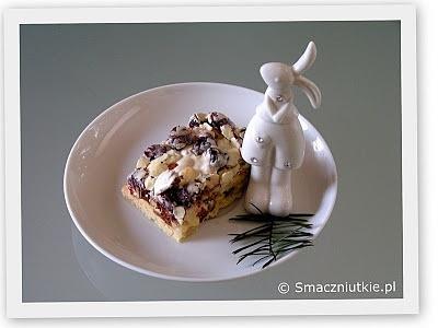 Mazurek bakaliowo-wiśniowy najlepszy na święta