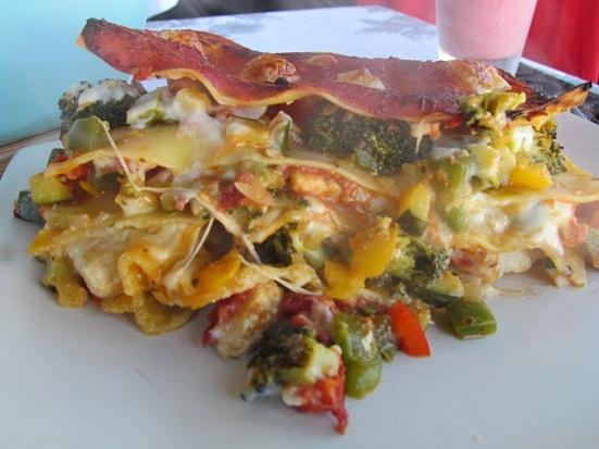 Lasagne z kurczakiem i warzywami