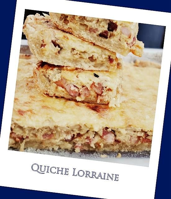 Quiche Lorraine - wytrawna tarta z boczkiem i cebulą
