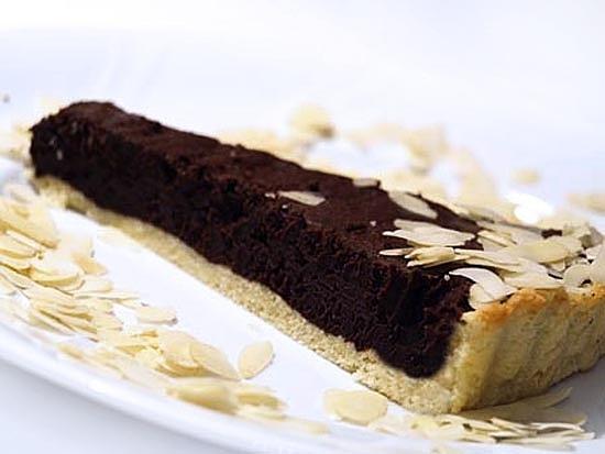 Niebiańska tarta czekoladowa