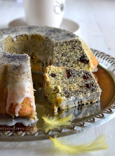 Babka makowa cieniowana na wielkanoc