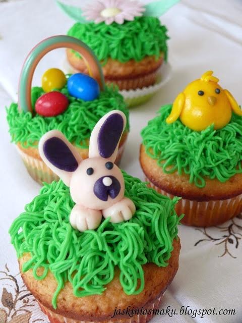 Muffinki z marcepanem
