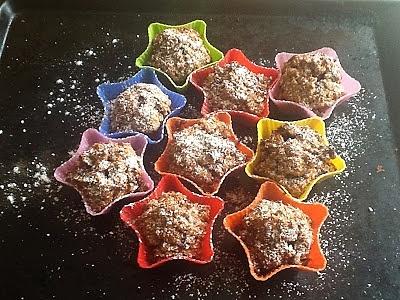 Pełnoziarniste muffinki z truskawkami