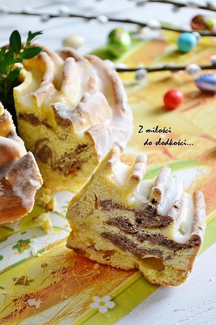 Babka cytrynowo-kakaowa na wielkanocny stół