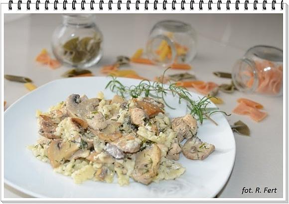 Ragout drobiowo-pieczarkowe w 15 minut