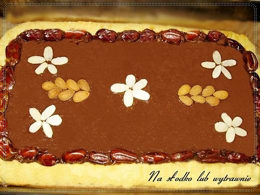 Mazurek kajmakowo-kakaowy