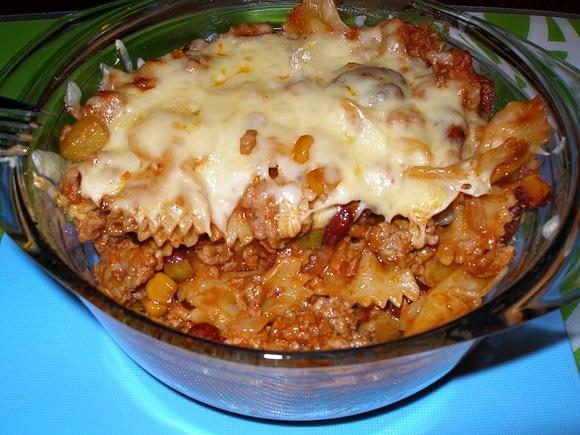 Makaronowa zapiekanka meksykańska
