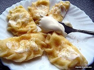 Pierogi z serem na słodko