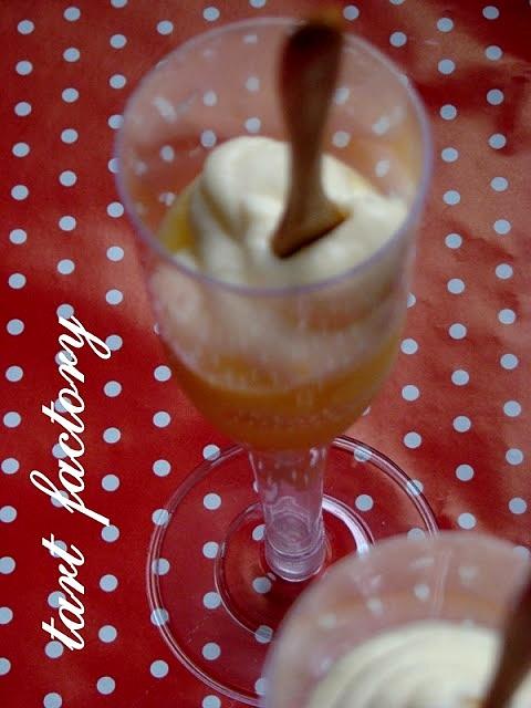 Deser z lemon curd i bitą śmietaną