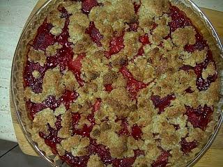Zdrowe crumble z truskawkami