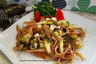 Wiosenne odchudzanie cz 5 - Makaron razowy z brokułem
