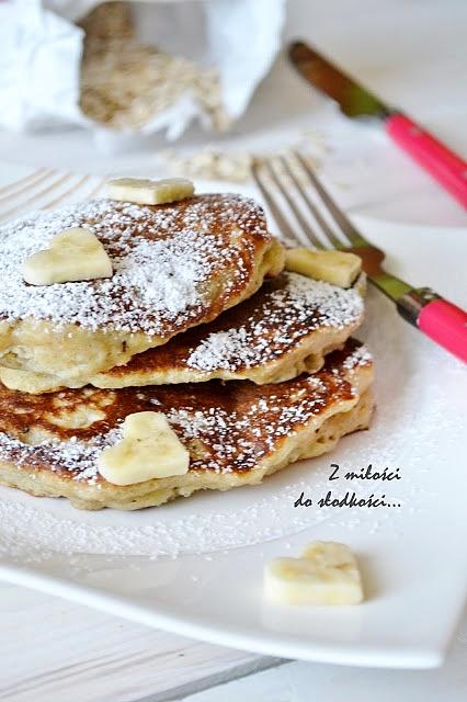 Placuszki owsiane z bananami na śniadanie zdrowe i smaczne