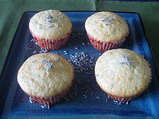 Muffinki cytrynowe z lawendą