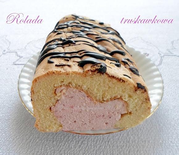 Rolada truskawkowa