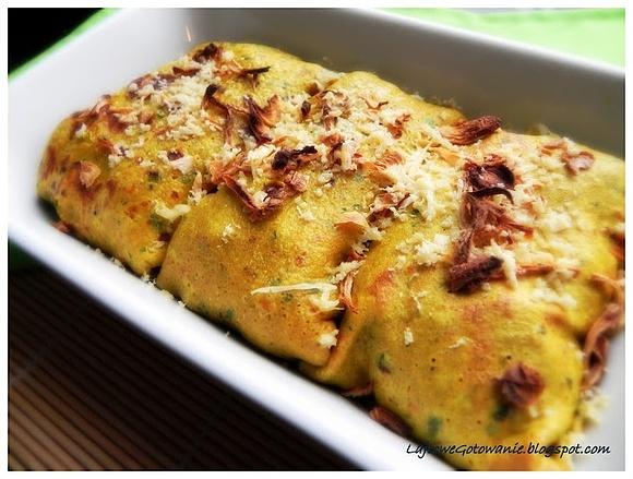 Naleśniki curry zapiekane z mięsem dietetyczne
