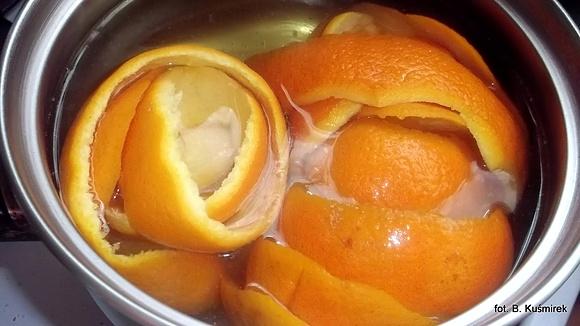 Kandyzowana skórka z pomarańczy