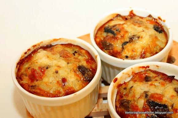 Muffiny z pieczarkami i suszonymi pomidorami - LCHF