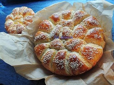Bułgarski chlebek zwany Słonecznikiem