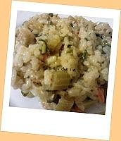 Risotto z rukolą i krewetkami