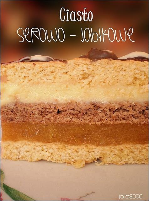 Ciasto serowo-jabłkowe