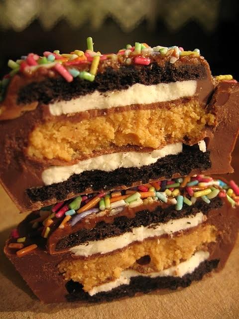 Oreo i reese's peanut butter cups bez piekarnia