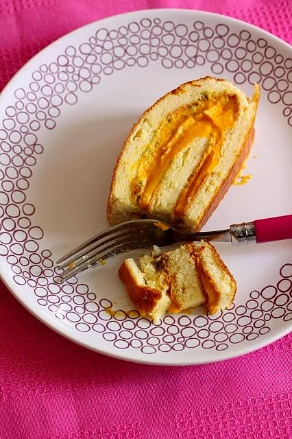 Rolada dyniowa z pietruszkowym pesto