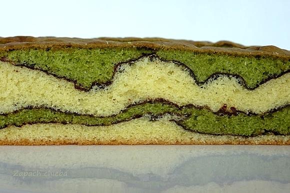 Matchowa fantazja – łatwe ciasto z herbatą matcha