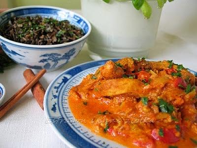 Kurczak garam masala z dzikim ryżem