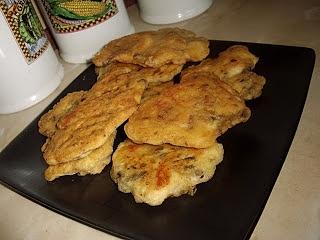 Racuszki z pieczarkami i kurczakiem