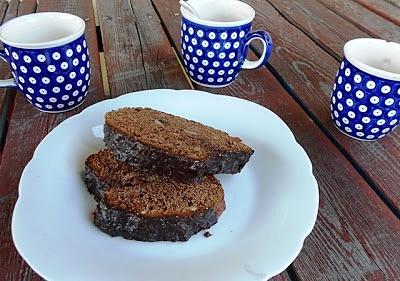 Bananowa babka bez mleka i jajek
