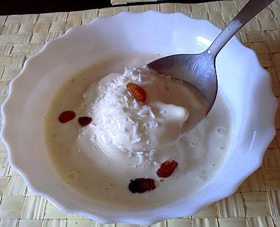Bananowe lody i shake na deser