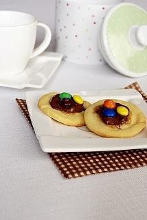 Ciasteczka z M&M's, karmelem i czekoladą